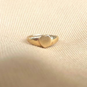 14k Gold Baby Heart Ring
