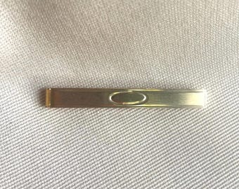 Vintage Gold Vermeil Sterling Silver Tie Pin • Elegant Mens Accessory