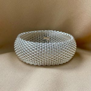 Tiffanys sterling mesh bracelet vintage - Etsy 日本