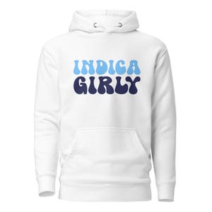 Groovy Indica Girly Unisex Men&#39;s Woman&#39;s Hoodie with Hood and Large Pocket | Sweatshirt | Sweater | Cozy | Stoner Hoodie