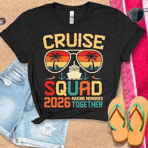 Family Cruise Shirts 2026 Matching Vacation Shirts, Cruise Squad Family Trip T-Shirt, Group Cruise Outfit, Summer Travel Tee image 10