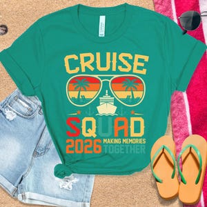 Family Cruise Shirts 2026 Matching Vacation Shirts, Cruise Squad Family Trip T-Shirt, Group Cruise Outfit, Summer Travel Tee image 6