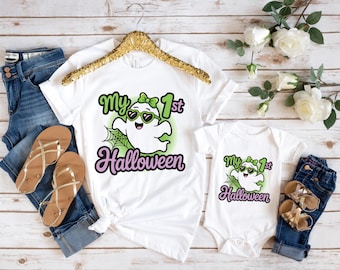 My First Halloween Baby Bodysuit, Ghost Tee