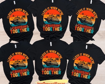 Custom Family Cruise Shirts, Personalized Vacation T-Shirt, Matching Crew Set, Christmas Gift