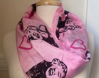 Marilyn Monroe Silk Infinity Scarf