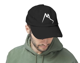 Max's Mutts Logo Unisex Distressed Cap