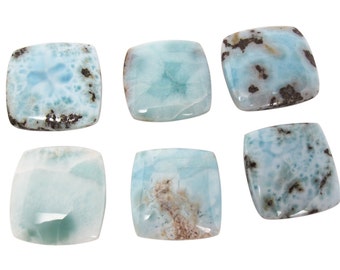 Larimar Cabochon | Larimar Pendant | Larimar Stone | Blue Dominican Larimar | SKU 4776