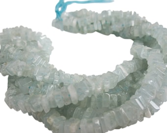 Aquamarine Beads, Aquamarine, Natural Aquamarine Beads, Aquamarine Heishi, March Birthstone, SKU 4740