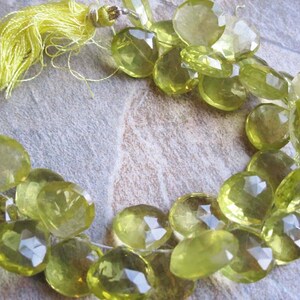 Lemon Topaz Beads Briolettes 13-15mm Luxe AAA Yellow Topaz Beads SKU 2439 image 3