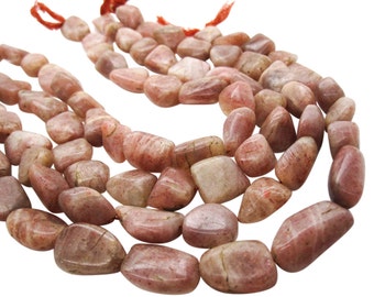 Sunstone Beads, Sunstone Nuggets, Smooth Nuggets, SKU 5136A