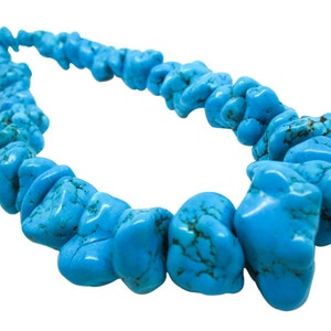 Turquoise Beads | Blue Turquoise Nuggets | Chunky Turquoise | SKU 4347A