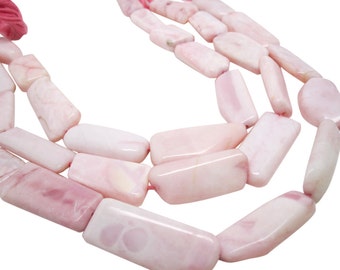Pink Opal Beads | Pink Peruvian Opal | Pink Opal Nuggets | Smooth Nuggets | SKU 4165A