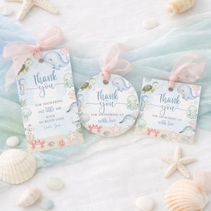 Sea You Bald Baby Shower Bundle, unter dem Meer einladen, Ozean-Spiele, Schilder & mehr Bild 14