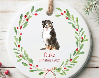 Bernese Mountain Dog Ornament, Bernese Mountain Dog Christmas Ornament, Ornament for Bernese Mountain Dog, Bernese Mountain Dog Gift