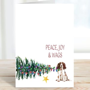 Dog Christmas Cards, Holiday Card Set, Dogs, Dog Stationery, Dog Cards, Christmas Cards Dogs, Pets, Springer Spaniel
