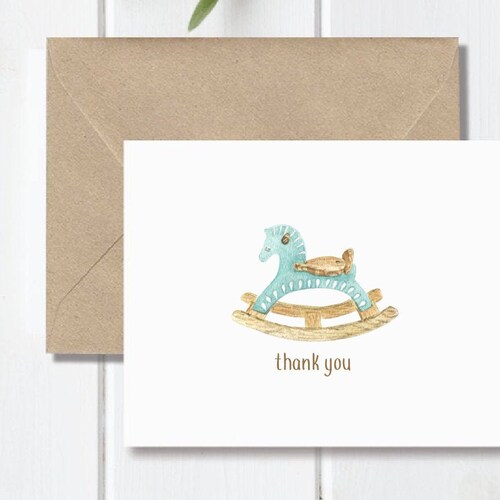 Baby Shower Thank You Cards . Baby Girl . Baby Boy . Baby Etsy