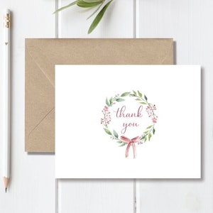 Baby Shower Thank You Cards, Thank You Notes, Personnalisé, Baby Thank Yous, Thank Yous Baby Girl, Thank You Card Set, Baby Girl