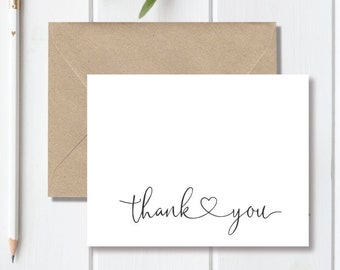 Bridal Shower Thank You Cards, Thank You Notes, Thank You Cards Bridal Shower, Wedding Thank You Cards, Wedding Thank You Notes