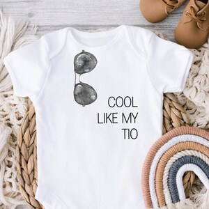 Gift for Niece, Gift From Tio, Tio, New Uncle, Tio&#39;s Girl, Niece, Baby Shower Gift, Tio Shirt, For Baby, For Toddler, Cool Tio, Tia