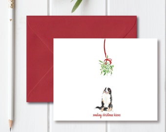 Dog Christmas Cards, Holiday Card Set, Dogs, Dog Stationery, Dog Cards, Christmas Cards Dogs, Pets, Bernese Mountain Dog