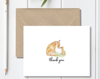 Baby Shower Thank You Cards, Baby Girl, Baby Boy, Baby Thank You Cards, Gender Neutral, Recycled, Baby Thank You Notes, Thank Yous