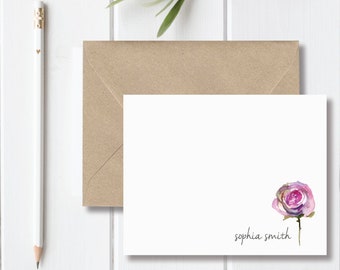 Personalized Stationary Set, Thank You Cards, Thank You Notes, Floral Stationery, Personalized Note Cards, Card Sets, Stationery Set