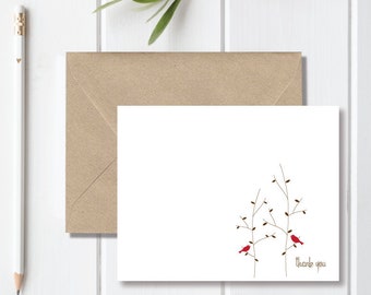 Christmas Thank You Cards, Holiday Thank You Cards, Christmas Thank Yous, Thank You Notes for Christmas