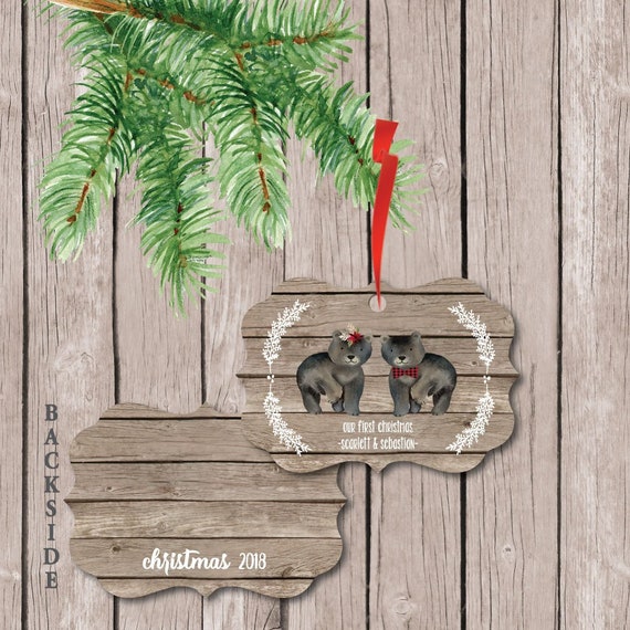 twins first christmas ornament 2018
