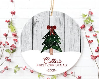 Baby's First Christmas Ornament, Baby Girl's First Christmas Ornament, Christmas Ornament, Ornament for Girl, Baby's First