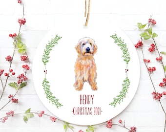 Labradoodle Ornament, Goldendoodle Christmas Ornament, Labradoodle Christmas Ornament, Doodle Christmas Ornament, Ornament for Goldendoodle