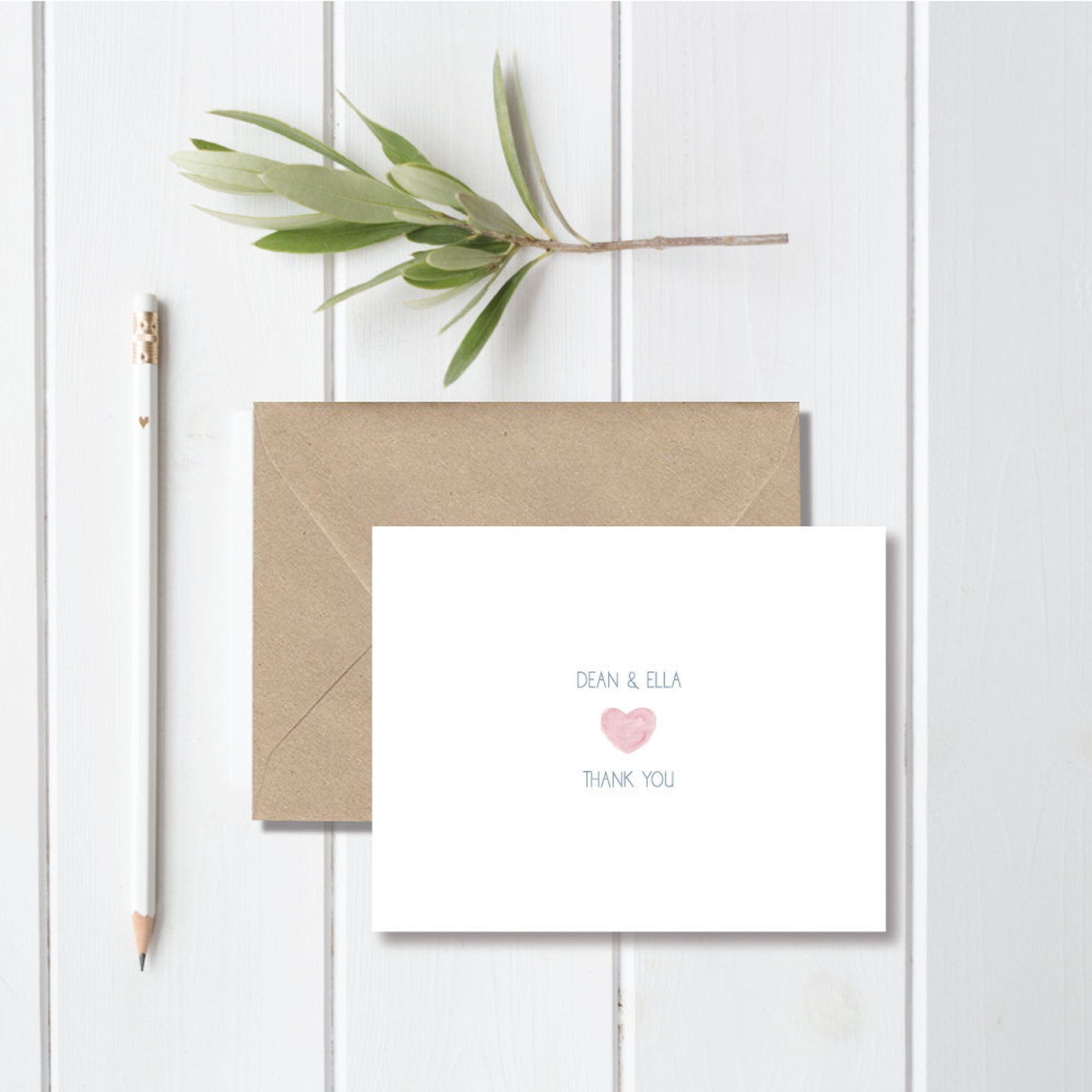 Bridal Shower Thank You Cards Wedding Thank You Cards - Etsy