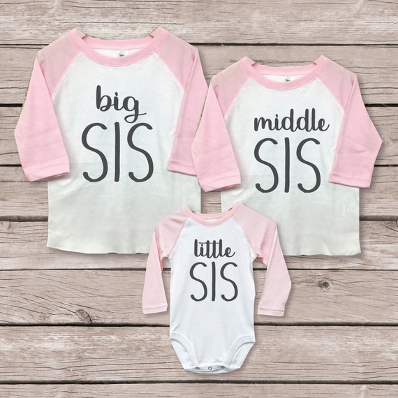 playeras personalizadas para 3 hermanas