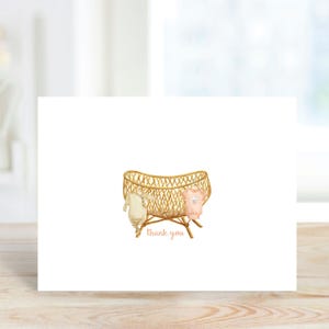 Cartes de remerciement de bébé non sexiste, Chambre de bébé, Cartes de remerciement pour chambre d'enfant, Mots de remerciement, Cartes de remerciement pour baby shower, Merci pour bébé