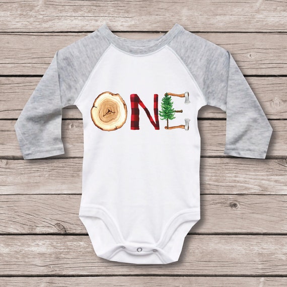 lumberjack first birthday shirt