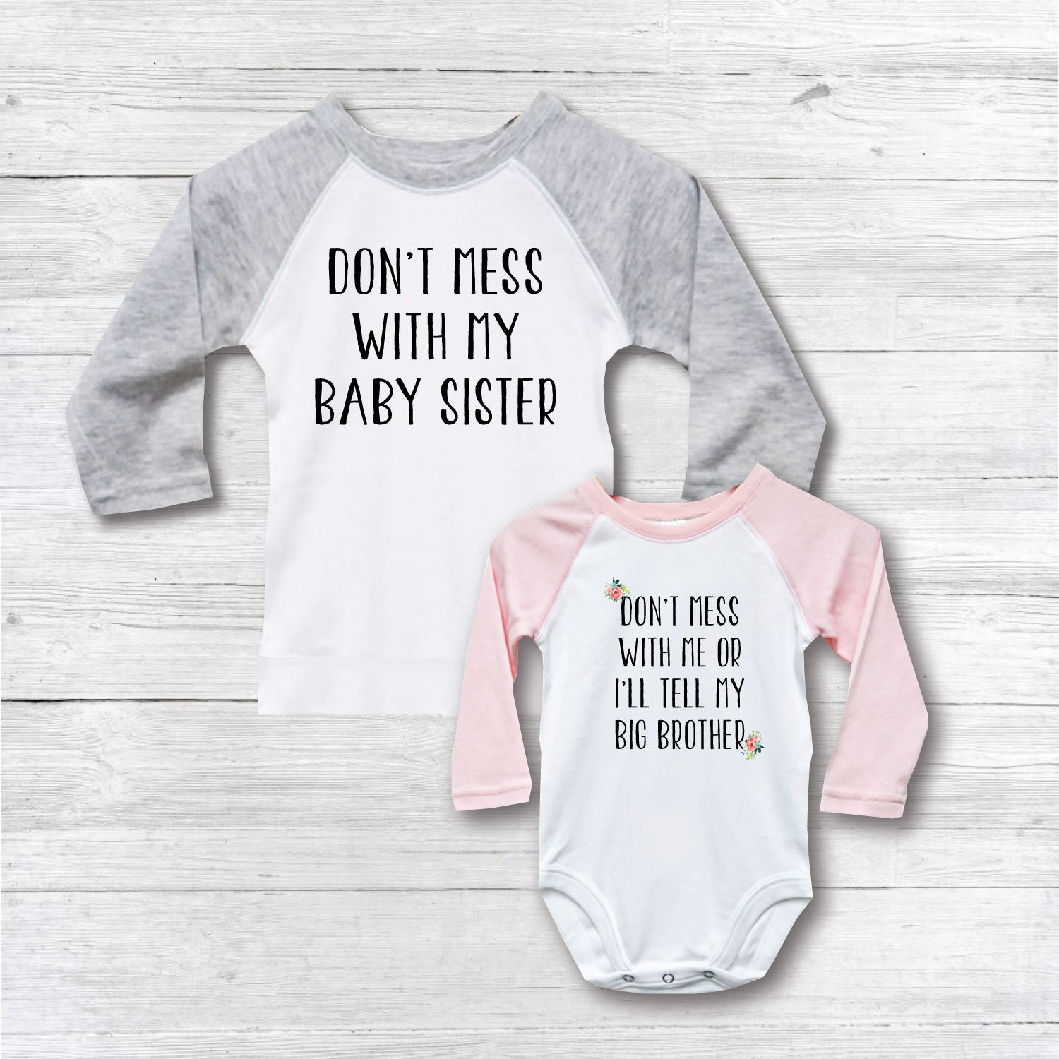 Big Brother Little Sister Shirts New Big Shower Etsy