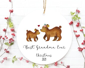 Grandmother Ornament, Ornament for Grandma, Christmas Ornament, Christmas Ornament for Grandma, Grandma Ornament