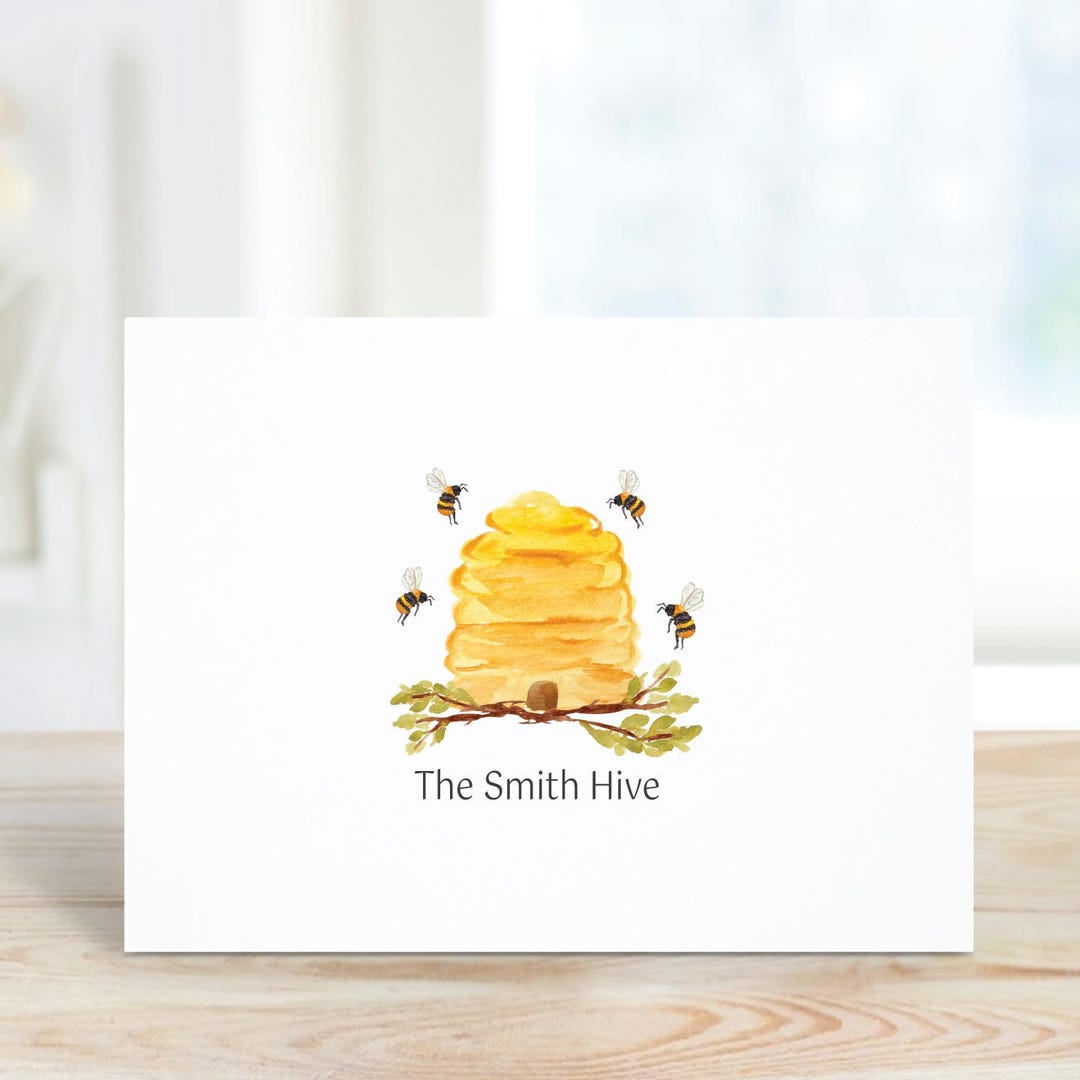 Bee Note Cards, Bee Stationery, Bee Stationary, Bee Thank You Cards ...