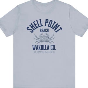 Shell Point Wakulla County Capt. & Co. Tee
