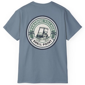 Katoenen T-shirt Paradise Village-golfkar Capt. & Co.