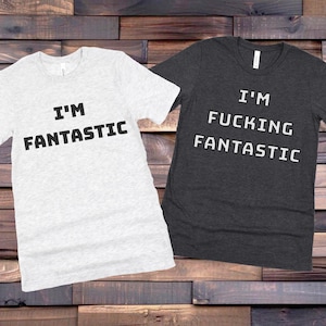 Funny Matching Couple Shirt Set: Anniversary Gift Tees image 1