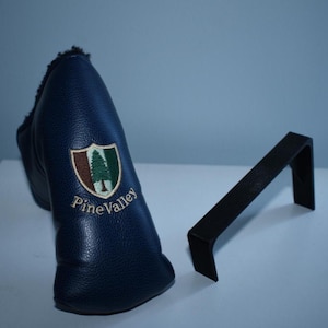 Golf Putter Headcover Display | Wall Mount Putter Cover Hook | Golf Room Decor | Golf Gift Accessory | Collection Storage & Organization