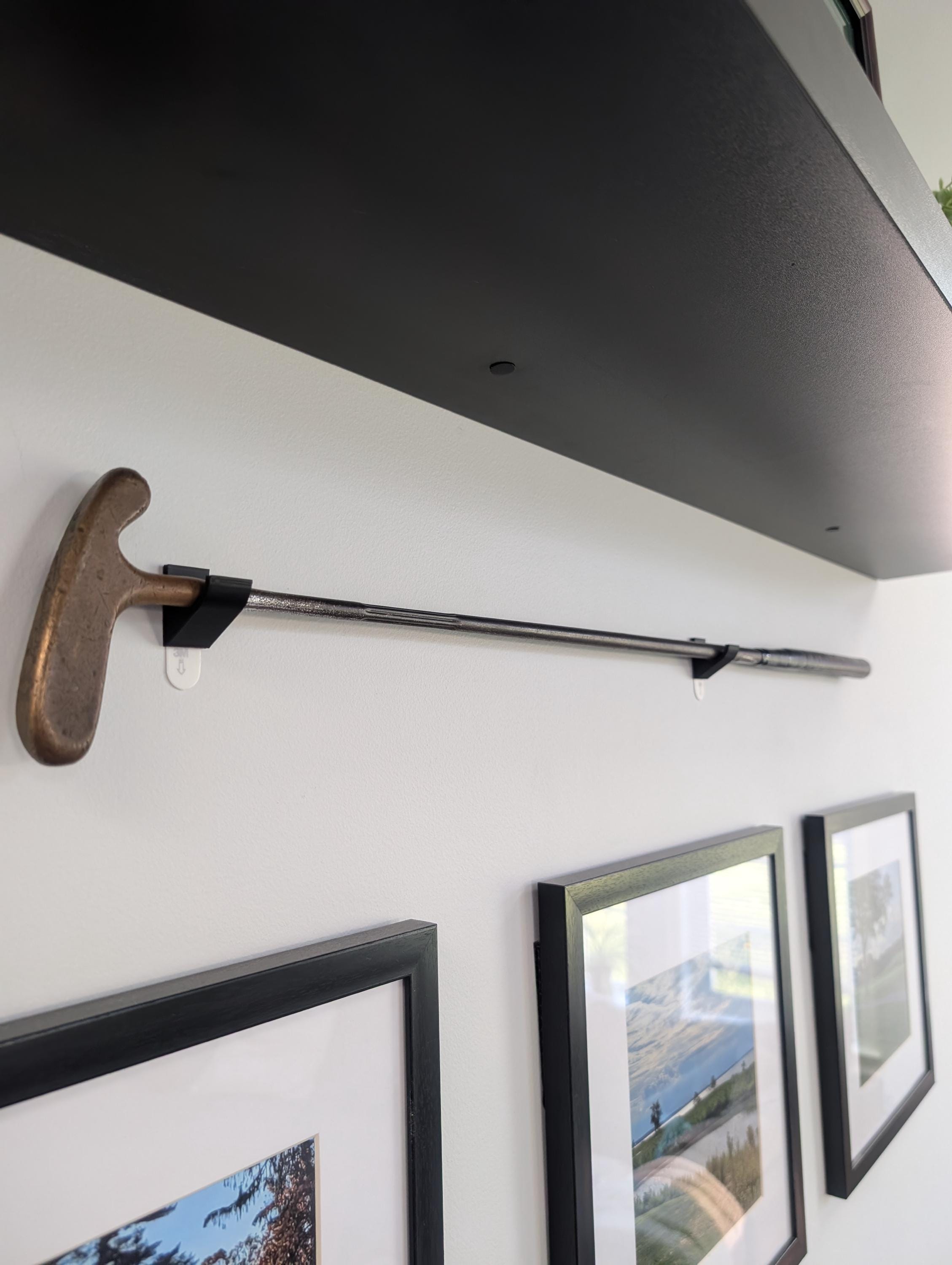 Putter Rings For Display Golf Club Display | Wall Mount Putter Hook | Golf Room Decor | Golf ...