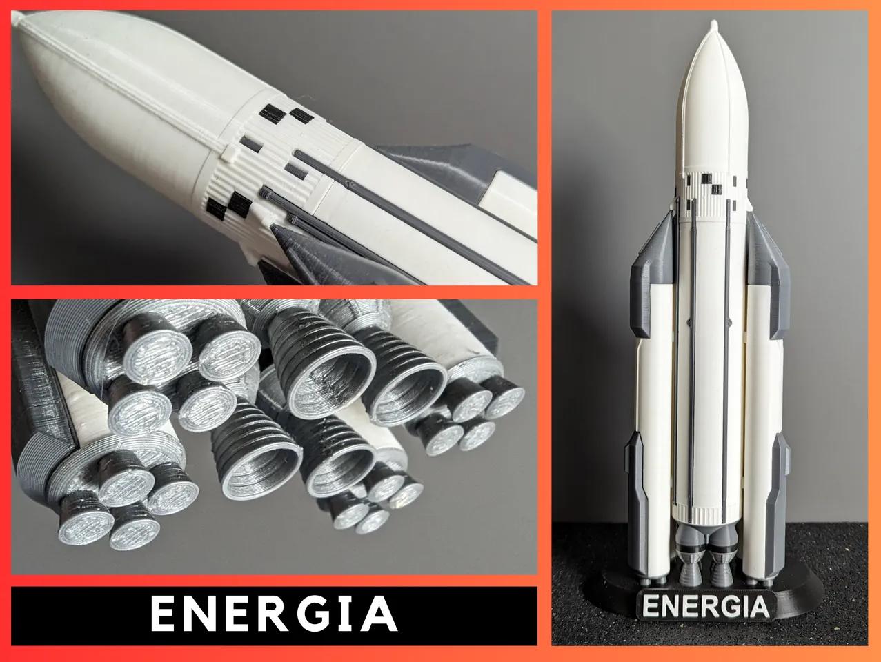 3Dプリントのエネルギアロケットモデル – ソビエト宇宙装飾 - Etsy 日本
