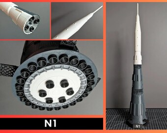 N1 Soviet Moon Rocket Model Kit | 3D Printed Space Race Replica - Etsy