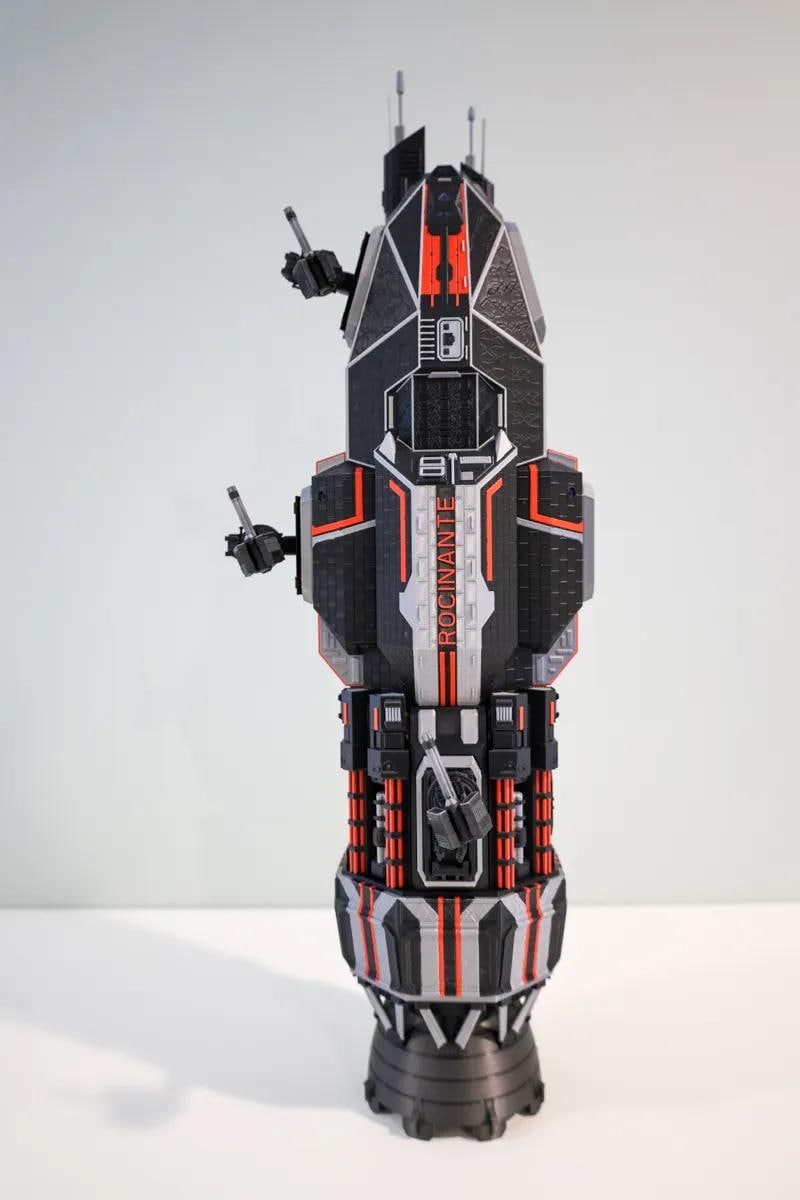 Kit modello Rocinante 1:1000 / Nave stampata in 3D da The Expanse / Astronave fantascientifica fai da te