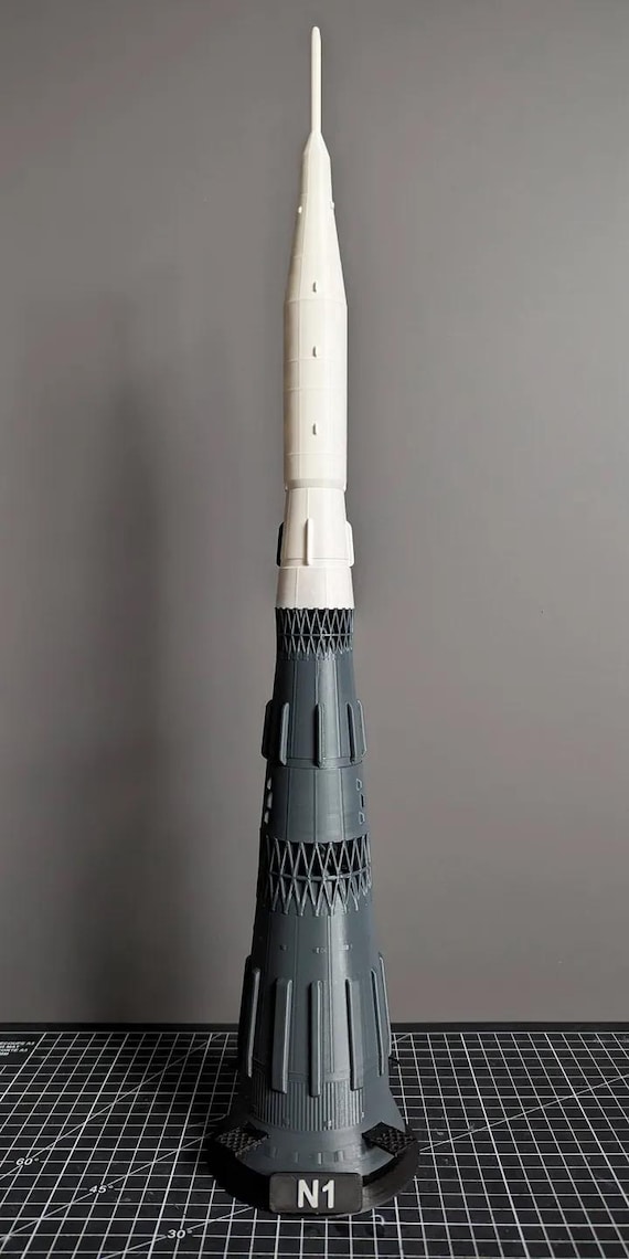 N1 ソビエト月ロケットモデルキット | 3Dプリント宇宙開発競争レプリカ