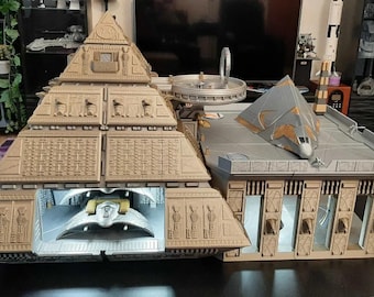 Diorama de Stargate impreso en 3D / Decoración de ciencia ficción