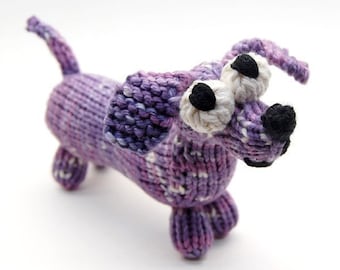 Wiener Dog Dachshund Amigurumi Knitting Pattern PDF Download