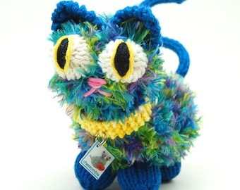 Telepathic Kitten Amigurumi Plush Toy Knitting Pattern PDF Digital Download