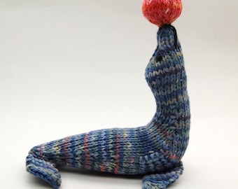 Showoff Seal Amigurumi Knitting Pattern PDF Digital Download